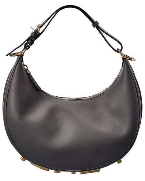 fendi grey hobo bag|fendi hobo bag sale.